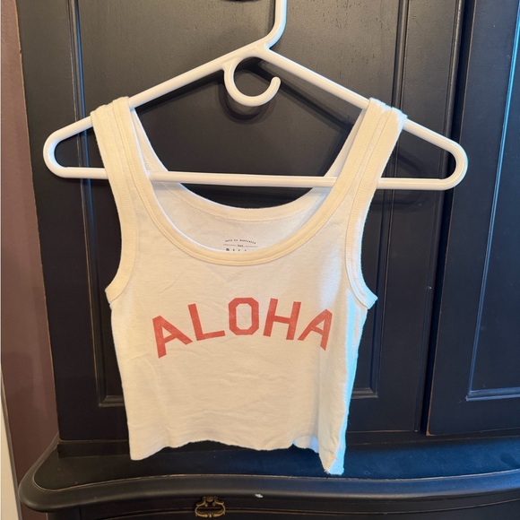 Billabong Tops - Billabong Cropped Aloha Mahalo Tank